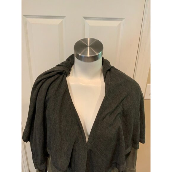 Hei Hei Anthropologie Army Green "Cascade" Anorak Jacket, Size Small - Picture 3 of 8